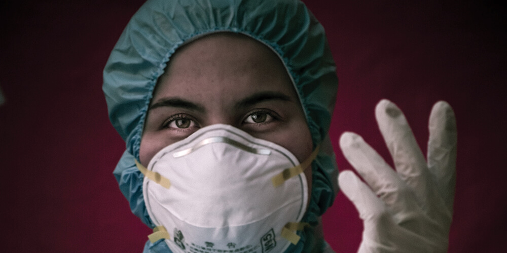OZONE DISINFECTION OF RESPIRATOR MASKS FOR FRONT LINE WORKERS COPING WITH COVID 19