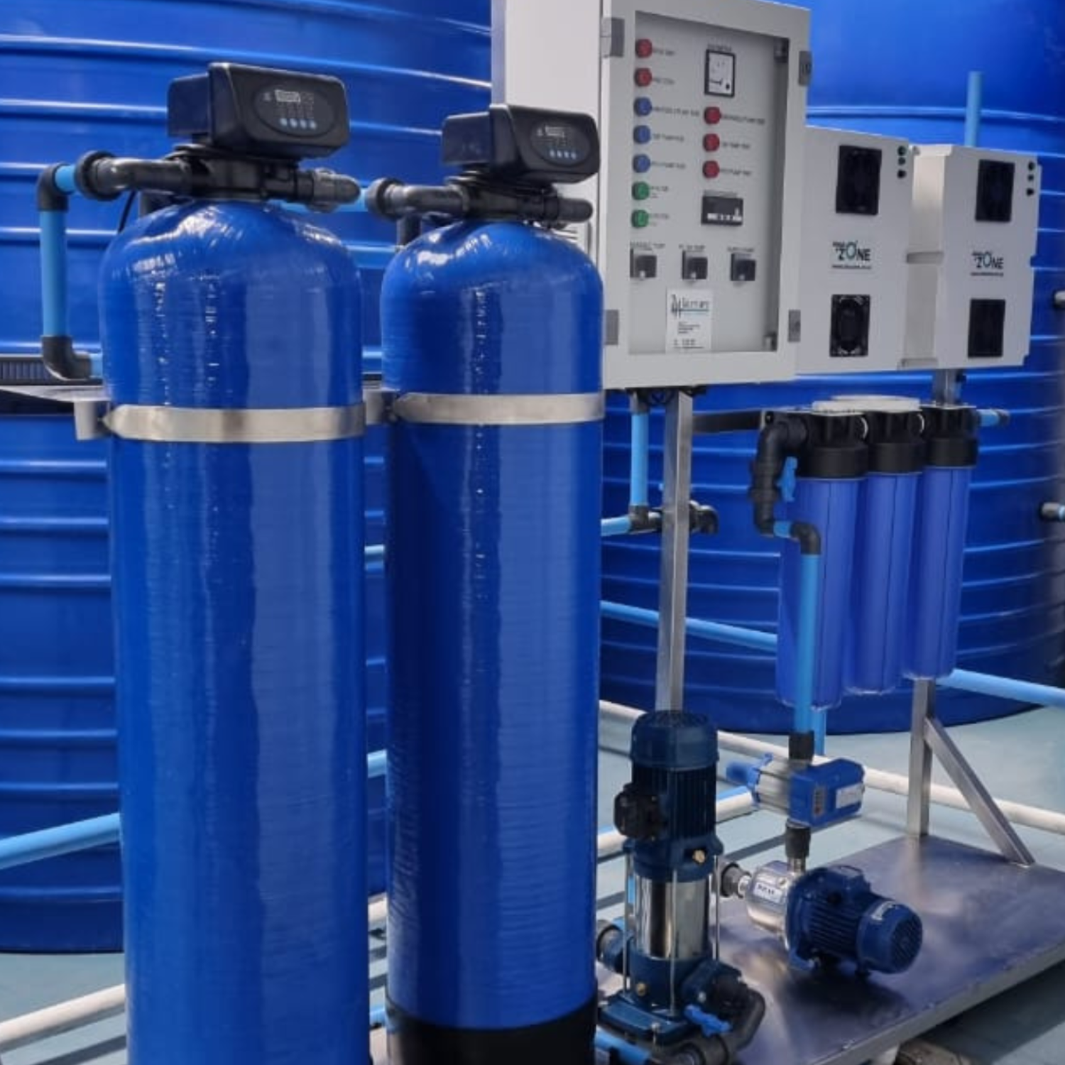 Borehole water treatment system